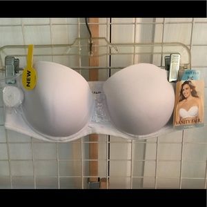 NWT 38C Vanity Fair 74380 Strapless Underwire Bra.